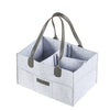 Ickle Bubba Portable Felt Storage Caddy  Organiser for Baby Essentials with Multiple Compartments, Easy to Assemble and Carry, 