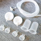 Ameda Hygienikit Spare Parts Kit For Breast Pump | 4 Valves, 2 Silicone Tubing, 2 Silicone Diaphragms, 2 Adapter Caps, 1 Tubing