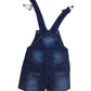 Kidscool Space Baby & Little Girls/Boys Summer Shorts,Adjustable Jean Shortall Overalls,Blue,2-3 Years