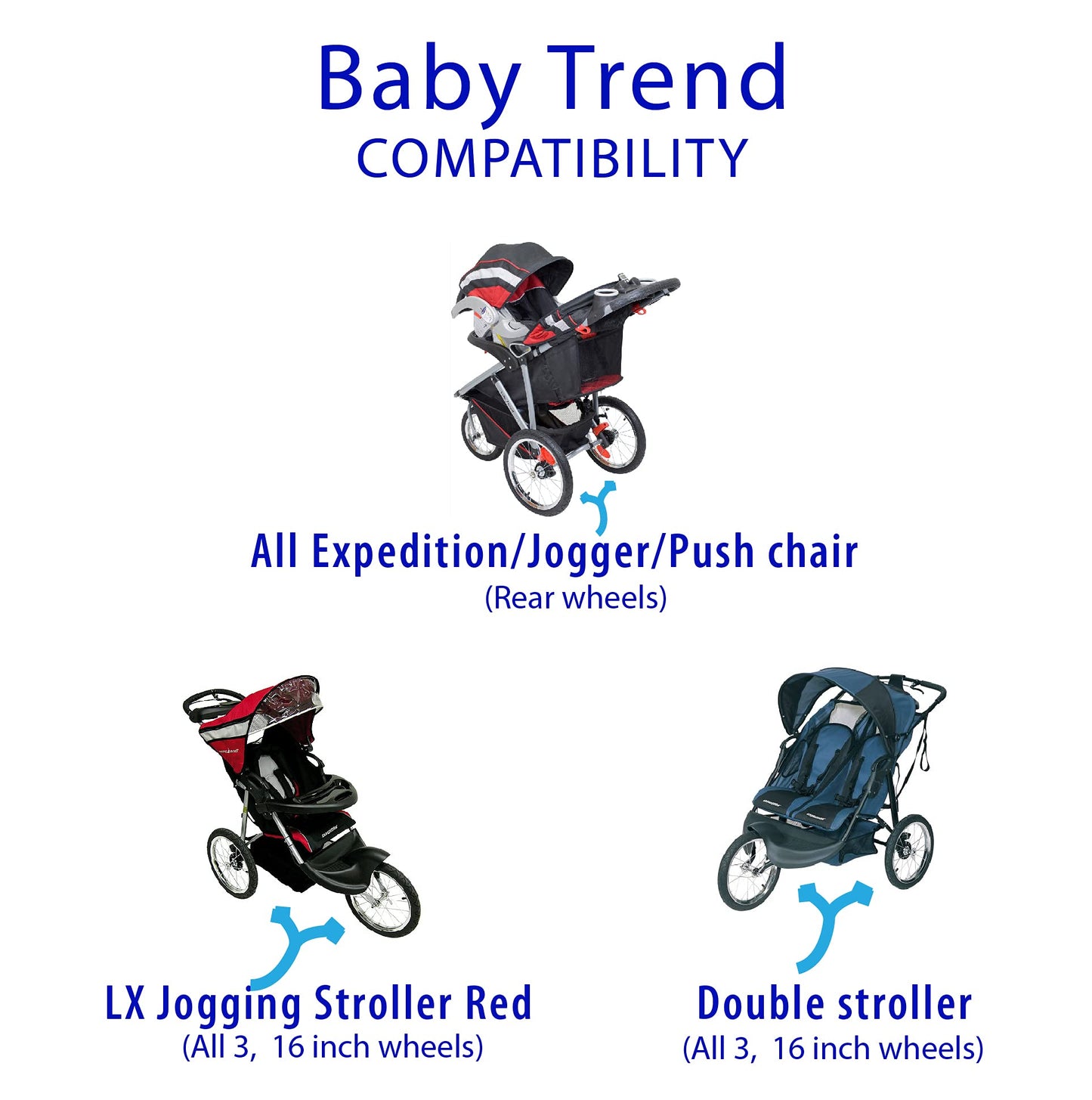 Durader For Baby Trend Stroller (Rear Tube)