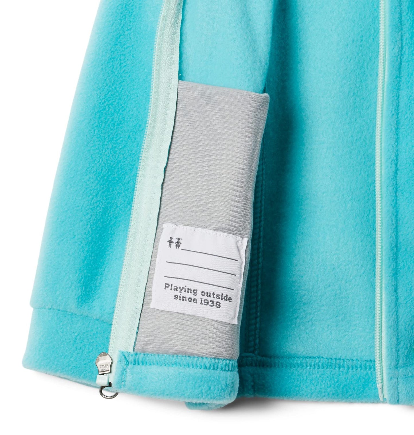 Columbia Unisex-Baby Benton Springs Fleece Jacket, Geyser, 12-18 Months