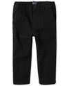 The Children'S Place Baby Boys' And Toddler Stretch Chino Pants, Black Single, 3T