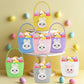 Easter Basket, Easter Bunny Gift Basket For Kids, Handmade Cotton Woven Egg Hunts Basket For Girls & Boys, Easter Gifts Storage