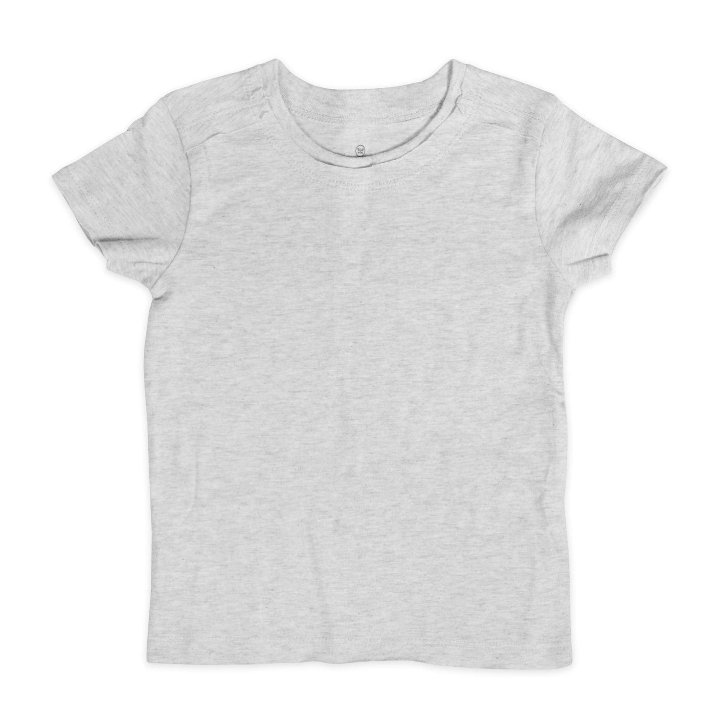 Honestbaby Organic Cotton Short Sleeve T-Shirt Multi-Packs, 5-Pack Gray Ombre, Preemie