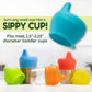 Healthy Sprouts Silicone Sippy Cup Lids - Spill Proof, Fits Any Cup, Bpa-Free, Durable & Soft For Babies & Toddlers, Quick To At
