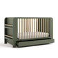 Graco Read-with-Me 4-in-1 Convertible Crib with Drawer (Olive with Driftwood) - GREENGUARD Gold Certified Converts to Toddler Be