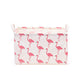 Flamingo Rectangular Storage Basket, Collapsible Storage Basket, Waterproof Coated Storage Box With Handle. Used To Organize Chi