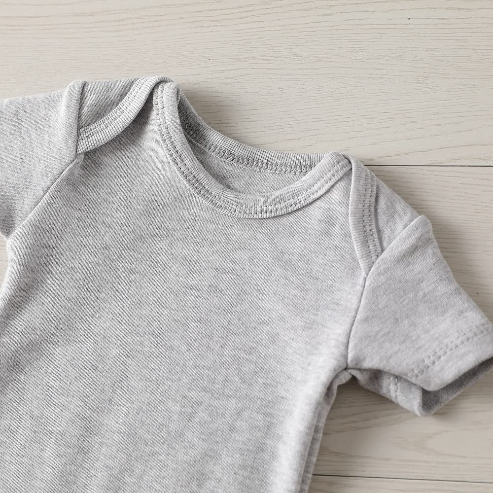 Shlrzy My Aunt Is Cooler Than Dad Baby Boy Clothes Unisex Funny Baby Girl Bodysuit Gray 0-3Months