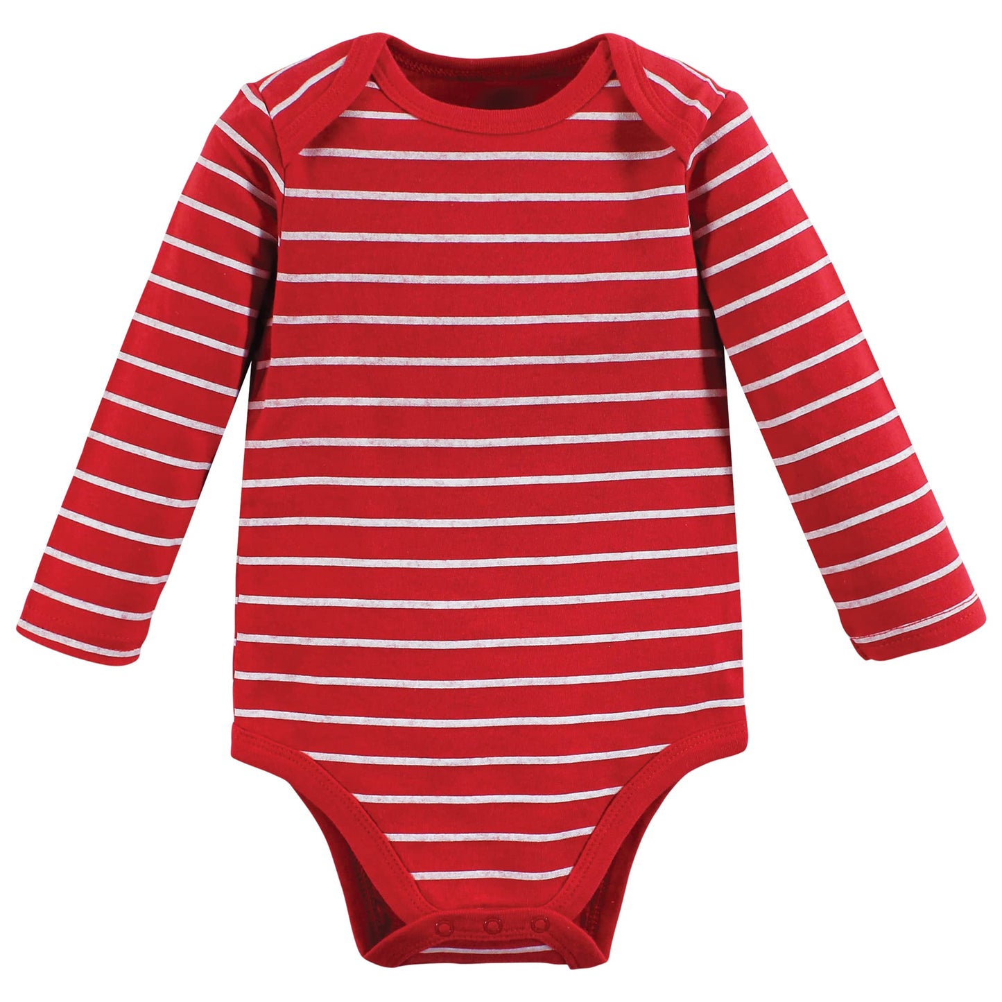 Hudson Baby Unisex Baby Cotton Long-Sleeve Bodysuits, Valentine Heartbreaker, 3-6 Months