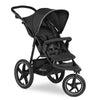 Hauck Runner 2 Compact Foldable Tricycle Jogger Buggy Stroller Pushchair With Height-Adjustable Handle, Large Pneumatic Wheels,