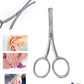 Baby Nail Scissors With Rounded Probe Tip Curved - Stainless Steel 4.5' Good For Dogs And Cats Whiskers