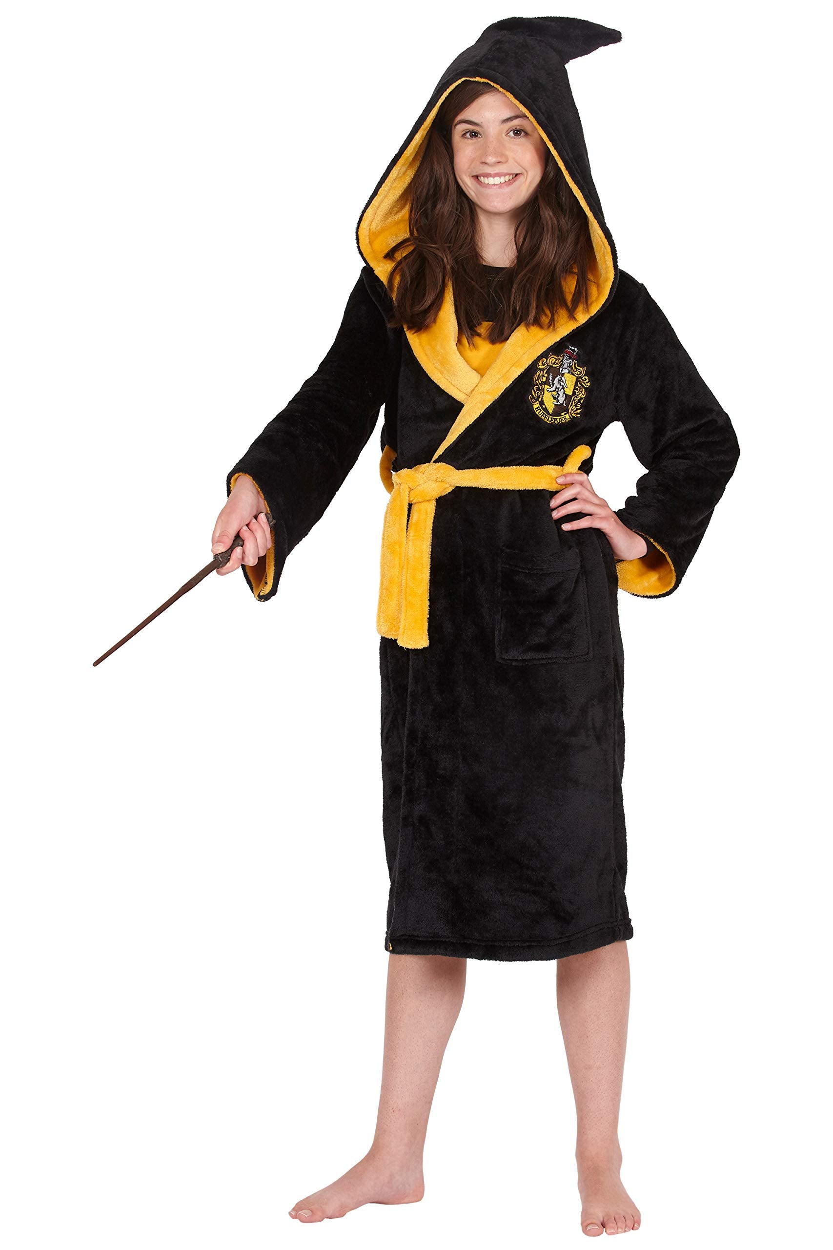 Harry Potter Costume Kids Plush Robe (Hufflepuff, Large 14/16) – WBBAPB07HYC68PF