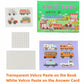 MIKNEKE 4 Pack DIY Busy Book for Toddlers, Montessori Busy Book for Kids to Develop Learning Skills, Quiet Book, Animal Vehicle