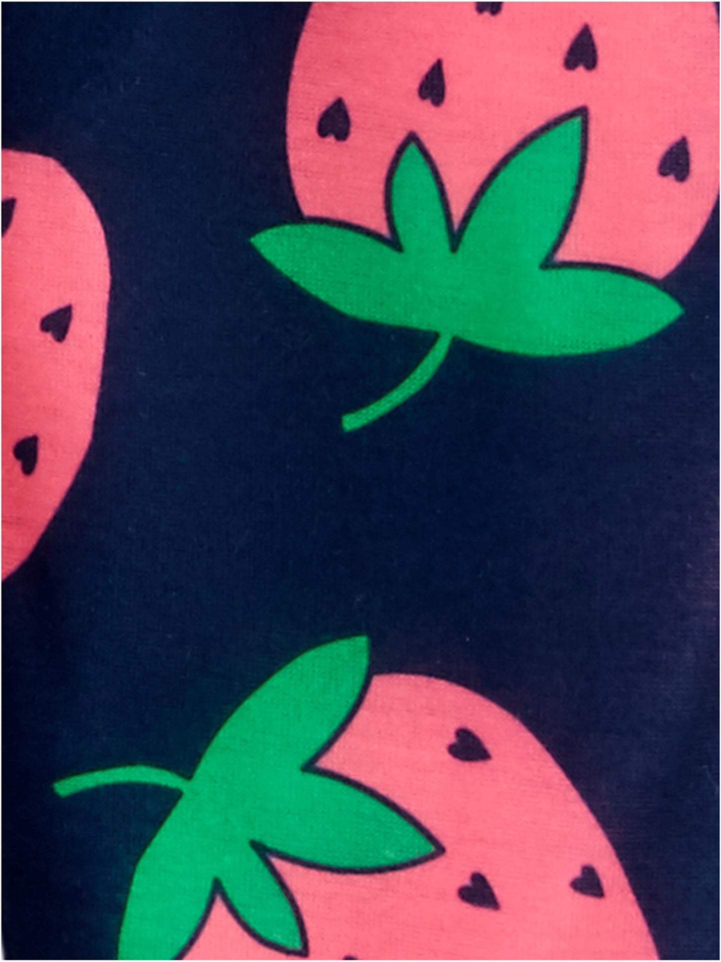 Simple Joys by Carters Baby Girls 3-Pack Loose Fit Flame Resistant Polyester Footed Pajamas Sleepwear, dino/strawberry/flaming