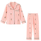 Toddler Baby Girl Pajama Set, Boys Long Sleeve Sleepwear 2 Piece Pjs Set for Kid Cotton Loungewear (3T7T), Light Pink Carrot, 4