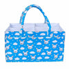 Kemiv Blue Bunny Caddy Bag Baby Diaper Storage Organizer