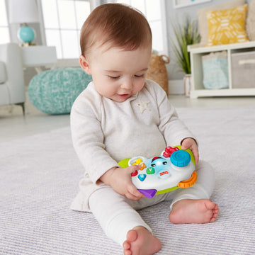 Fisher-Price Baby & Toddler Toy Laugh & Learn Game & Learn Controller with Music & Lights for Early Pretend Play Infants Ages 6+
