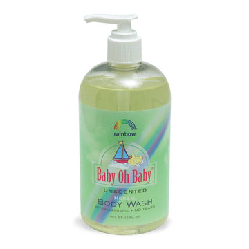 Baby Oh Baby Body Wash Unscented Rainbow Research 16 Oz Liquid