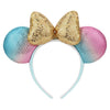 Rcjera Minnie Sequin Mouse Ears Headband For Women Girls Boys, Sequin Bow Headbands Classic Glitter Party Princess Decoration Co