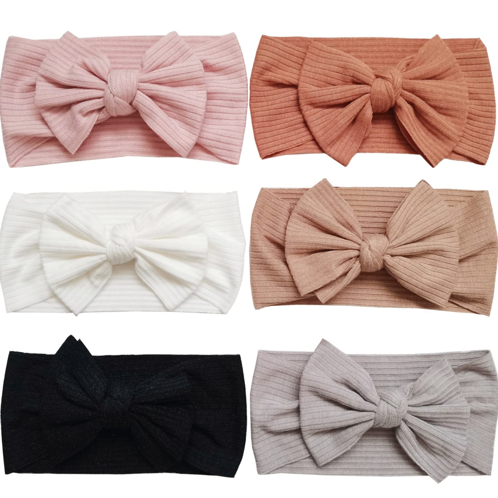 Hjiaruiky Baby Headbands Baby Girls Bows Headband Newborn Bow Handmade Soft Headbands With Bows Hairbands For Infant Toddler 6 C