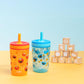 Zak Designs Sesame Street Kelso Toddler Tumblers For Travel Or At Home, 15Oz 2-Pack Durable Plastic Sippy Cups With Leak-Proof D