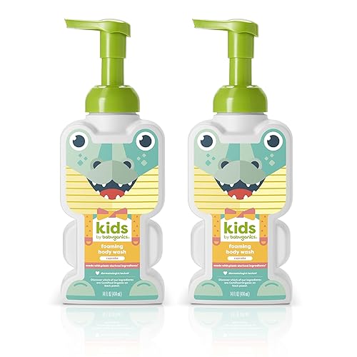 Kids By Babyganics Foaming Body Wash, Cupcake, Tear-Free, 14 Fl Oz (Pack Of 2)