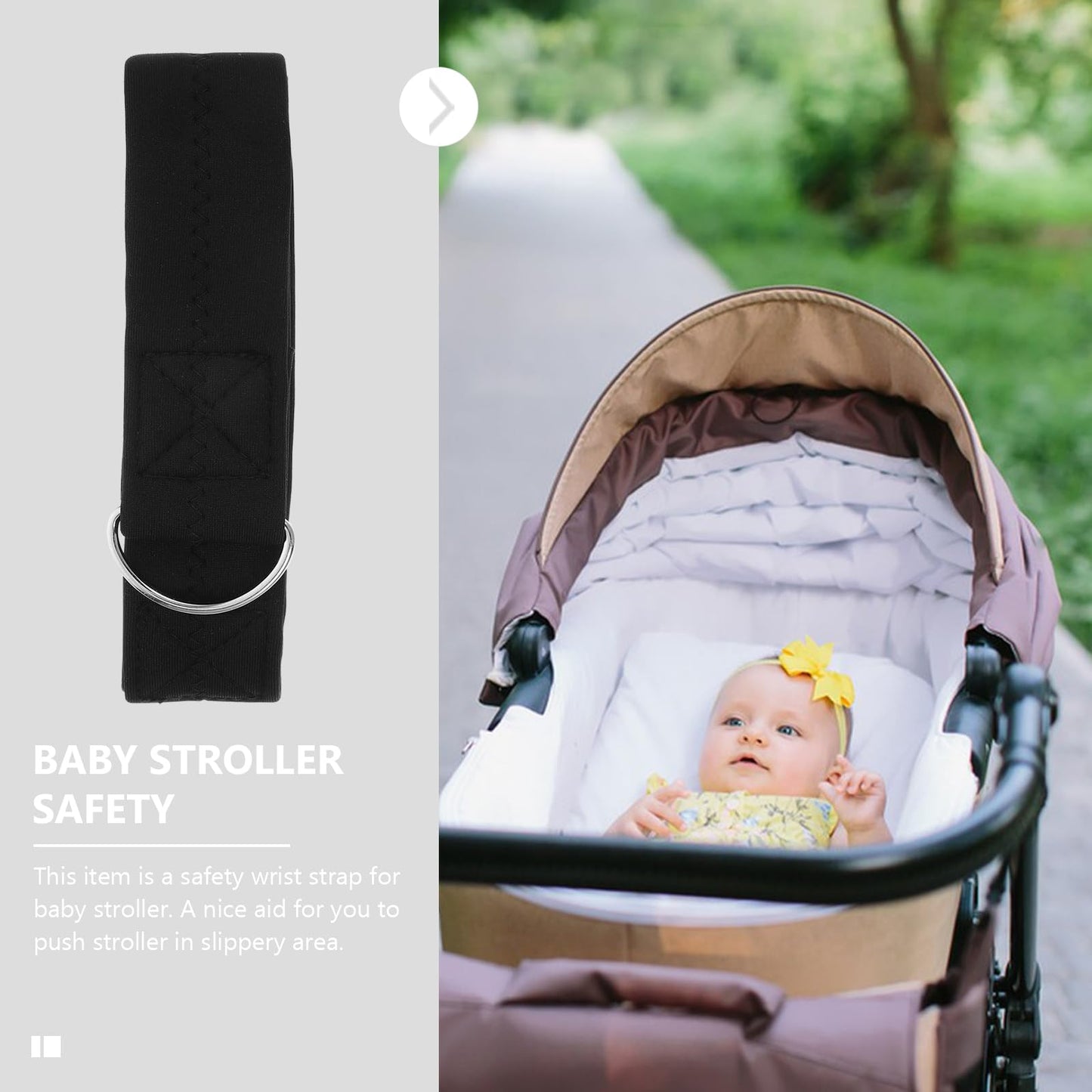 Safety Wrist Band Stroller Safety Wrist Strap Pram Safety Wrist Band Leash Hands Safety Wrist Strap For Stroller Pushchair Wheel