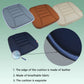 RaoRanDang Car Seat Cushion Pad for Car Driver Seat Office Chair Home Use Memory Foam Seat Cushion