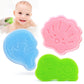 Dancelf Baby Bath Sponge, Natural Cute Shapes Soft Shower Sponges For Bathing, Bathtub Foam For Infants And Toddler, 3Pcs : Blue