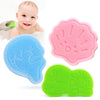 Dancelf Baby Bath Sponge, Natural Cute Shapes Soft Shower Sponges For Bathing, Bathtub Foam For Infants And Toddler, 3Pcs : Blue