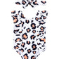 Kangkang Baby Girl Swimsuit 12-18 Months Baby Swimsuit Girl One Piece Swimsuit Swimsuit Baby Girl Sunsuit Leopard Print Ruffled