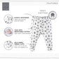 The Peanutshell Baby Pants Set, Newborn To 24 Month Sizes, Black, Grey, & Safari Animals (As1, Age, 0_Month)