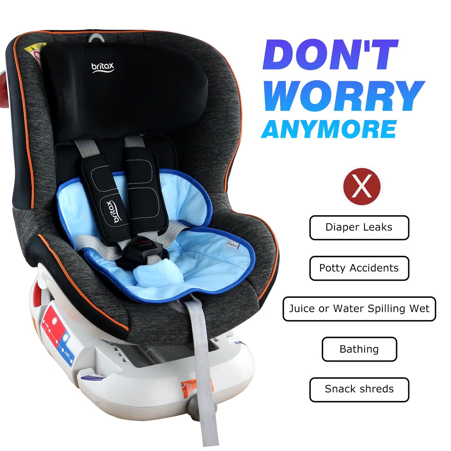 Hi Sprout Piddle Pads, Multi-Use And Leak Free Lines For Baby Stroller, High Chair & Car Seat, Waterproof Toilet Training Seat C