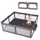 Foldable Playpen for Babies & Toddlers, 79x59, Adjustable Play Yard for Toddlers 1-3, Indoor & Outdoor Baby Gate, Deep Grey