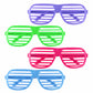 Super Z Outlet 12 Pairs of Plastic Shutter Glasses Shades Sunglasses Eyewear Party Props Assorted Colors