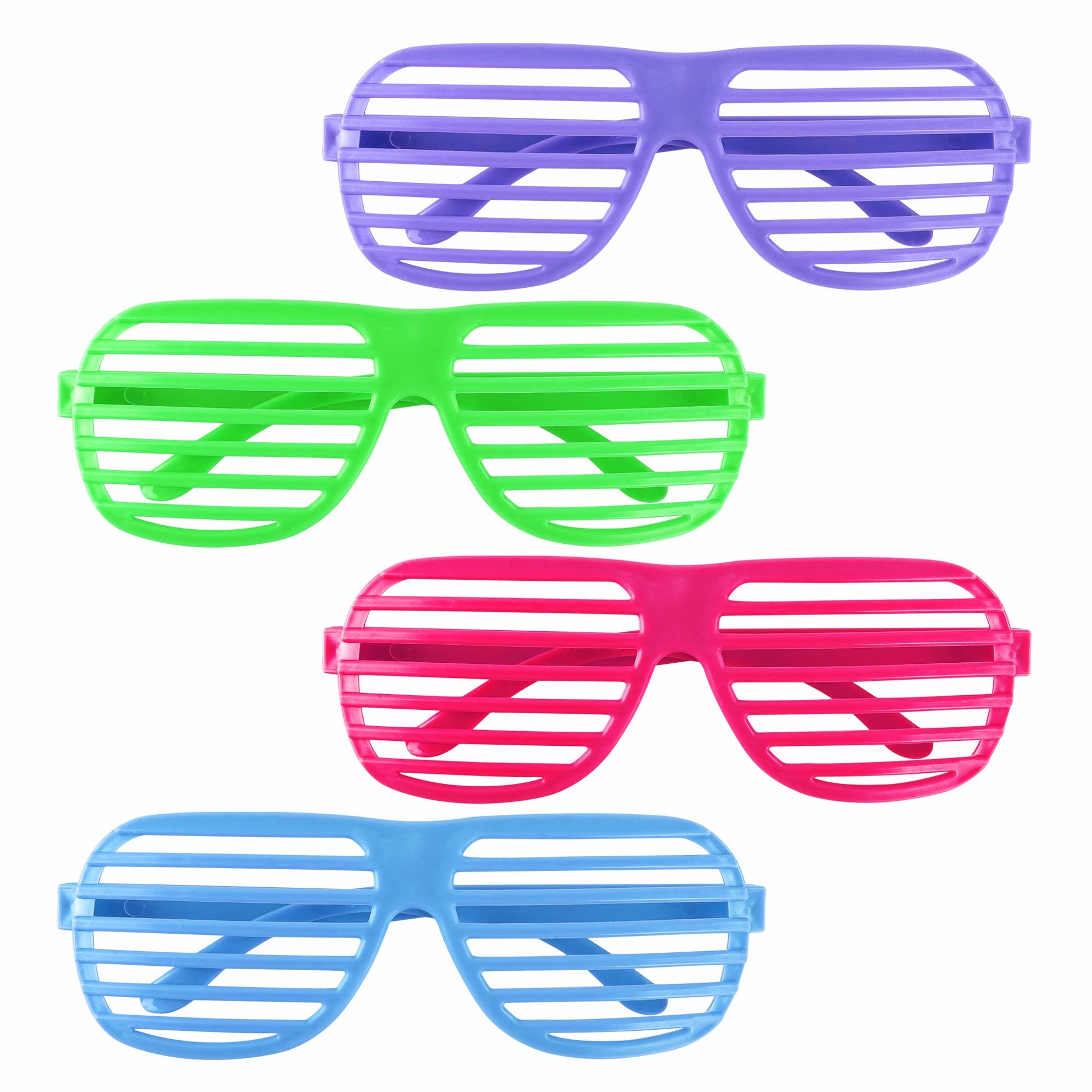 Super Z Outlet 12 Pairs of Plastic Shutter Glasses Shades Sunglasses Eyewear Party Props Assorted Colors