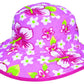 Baby Banz baby-girls UV Reversible Bucket Hat, Pink Floral, 2