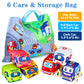Baby Toys 6 to 12 Months - Soft Car Toys for 1 Year Old Boy Girl with Playmat Storage Bag - Infant Baby Toys 12-18 Months Toddle