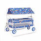 Babygo Baby Cradle With Swing, Mosquito Net & Canopy | 012 Months | Foldable 2In1 Rocking Cradle Cot With 4 Wheels & Brake | 