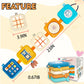 weirtoya Baby Busy Board for 1 Year Old, Montessori Toys for 1 Year Old Toddler Toys Travel Activities Busy Cube Gifts for Baby