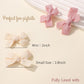 Doboi 24Pcs 2.8 ' ' Baby Hair Bows Clips Fully Lined Solid Ribbon Mini Bows For Girls Teens Infants Kids Toddlers Newborn