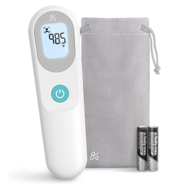 Greater Goods Accurate Digital Infrared Thermometer For Kids, Adults With Backlit Display, Designed In St. Louis, White