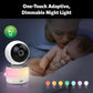 Leapfrog 2-Camera Color Night Vision Video Baby Monitor With 7' Hd 720P Display, Split Screen, 360 Pan & Tilt, 8X Zoom, Night L