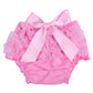Icobuty Baby Girls Ruffle Bloomer Diaper Cover For Baby Girls Toddlers (Middle(7-12Month), Pink)