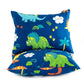 Cottonblue Toddler Pillow, Kids Pillows for Sleeping 14 x 19 Inches, Kids Pillow with Soft Cotton Pillowcase, Machine Washable, 