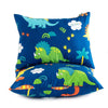 Cottonblue Toddler Pillow, Kids Pillows for Sleeping 14 x 19 Inches, Kids Pillow with Soft Cotton Pillowcase, Machine Washable, 
