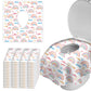 Zhoma 60 Pack Toilet Seat Covers Disposable, Extra Large No-Slip Waterproof For Toddler Potty Training, Individually Wrapped Por
