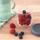 Beaba 8 Oz Glass Baby Food Jars With Soft Silicone Air Tight Lids, Glass Storage Containers With Lids, Microwave And Freezer Saf
