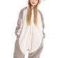 Atoz Onesie For Kids, Animal Pajamas Halloween Cosplay Costume For Girls Boys, Koala 8-9Y
