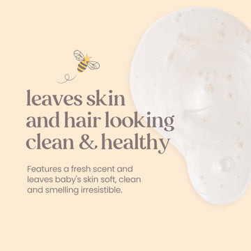 Burts Bees Baby Shampoo And Baby Wash Refill, Original, Plant-Based Formula, Tear-Free, Pediatrician-Tested, Natural Origin, Gen